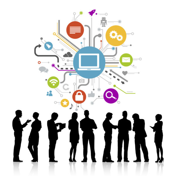 Illustration of business people